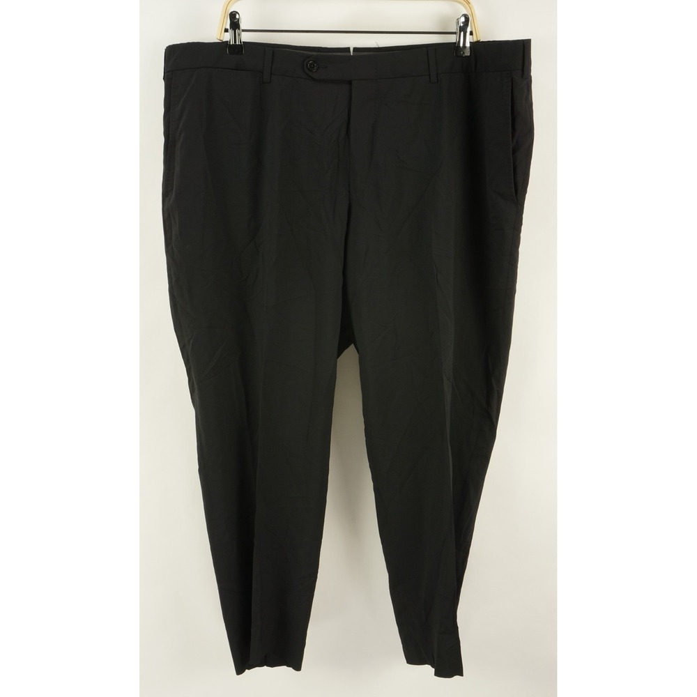 Ermenegildo Zegna High Performance Wool Jersey Milano Pants Men's 42 x 27 Black